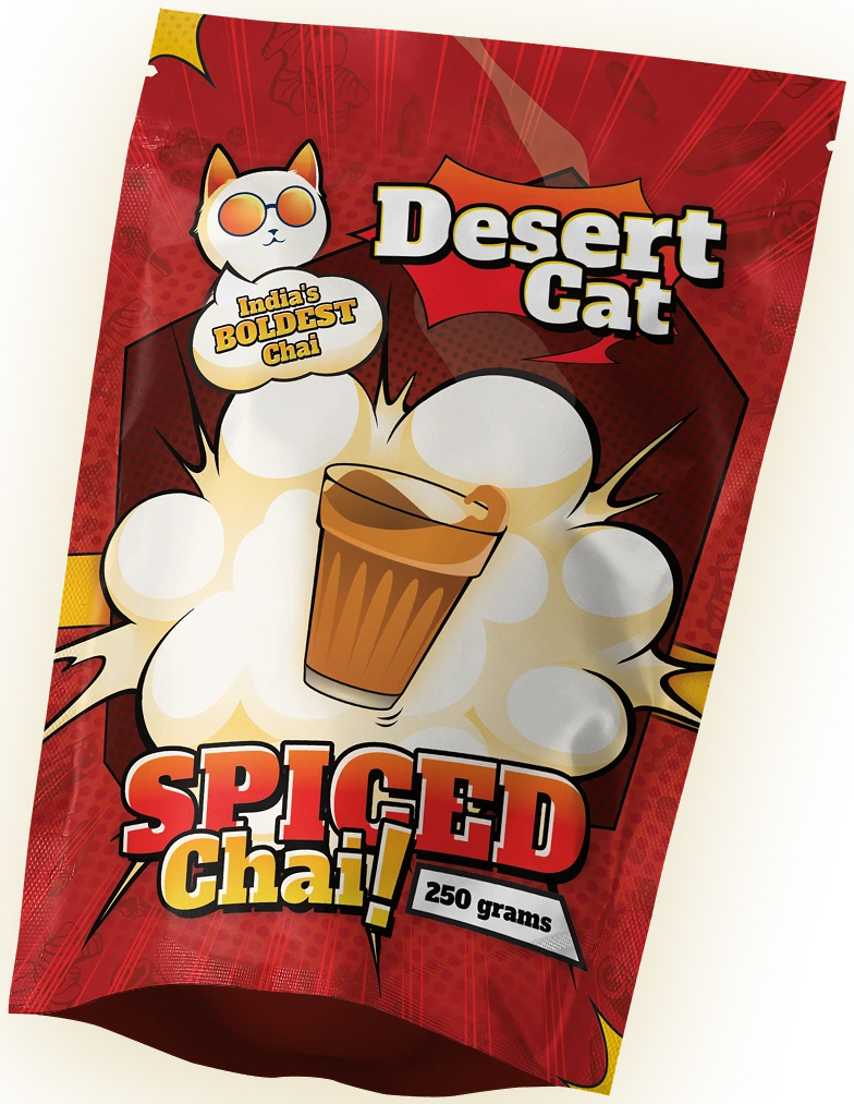 Desert Cat Spiced Chai pouch